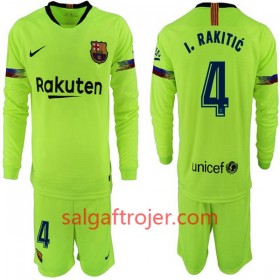 FC Barcelona Fodboldtrøjer I. Rakitic 4 Børn Udebanesæt 2018/19 Langærmet